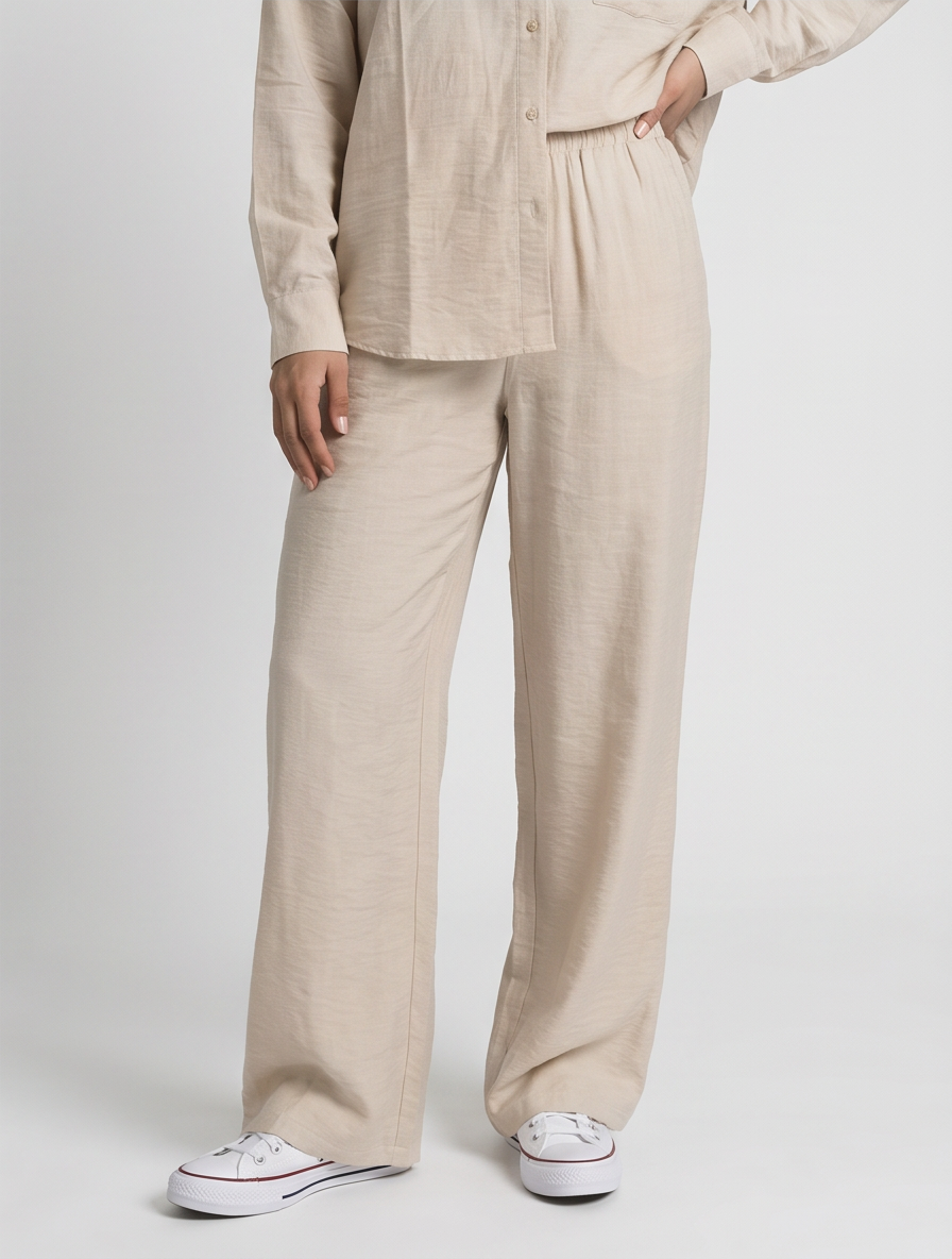 Beige - Pant Front View