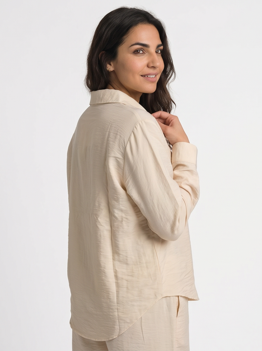 Beige - Shirt Side View