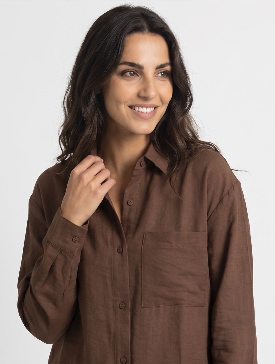 Brown - Shirt Front View