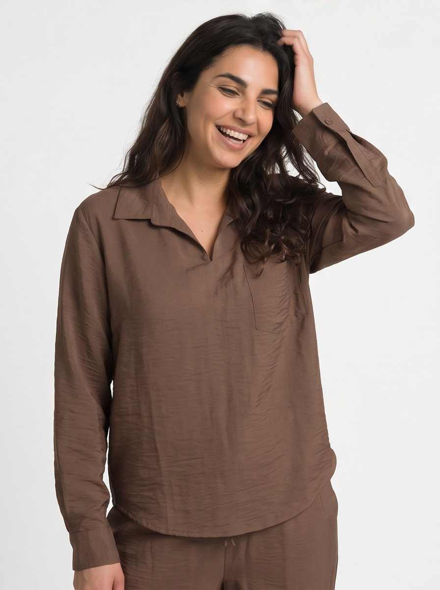 Brown - Shirt Front View