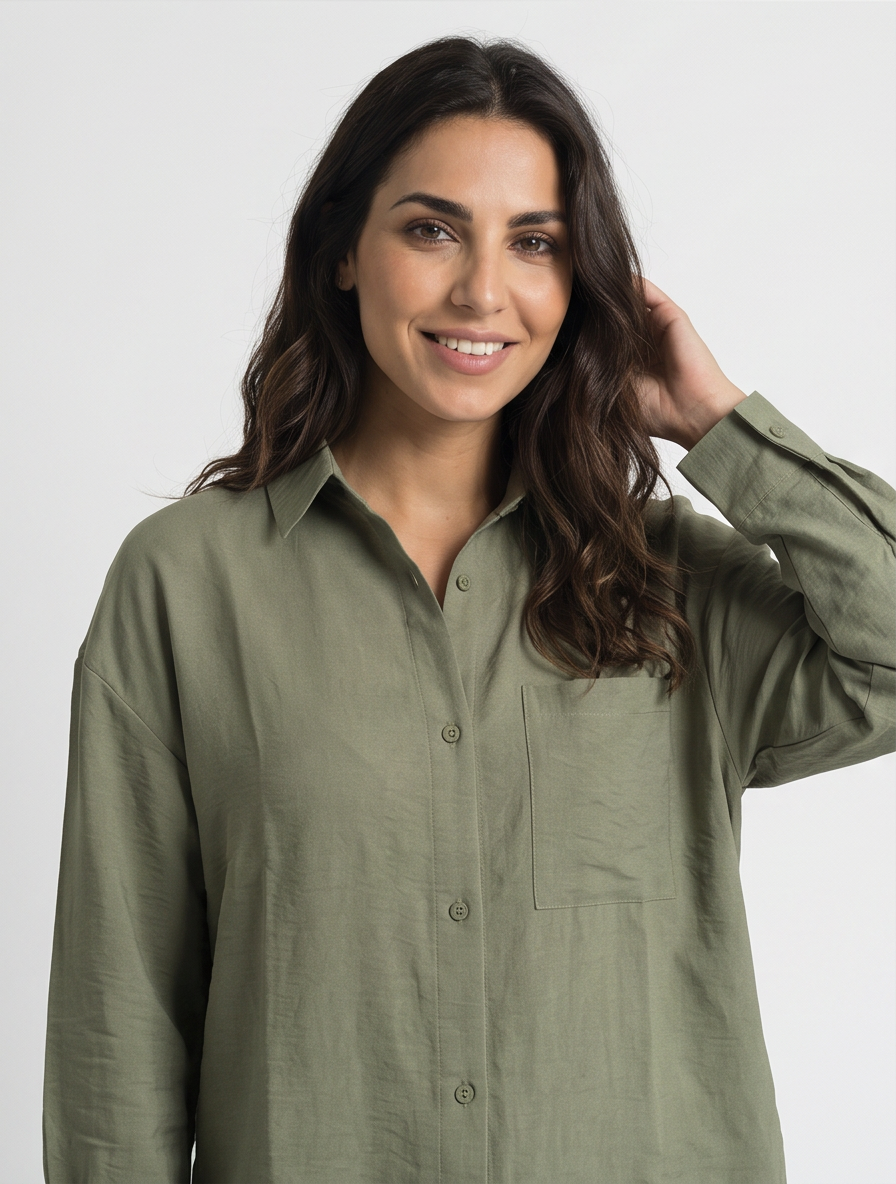 Olive - Shirt Front View