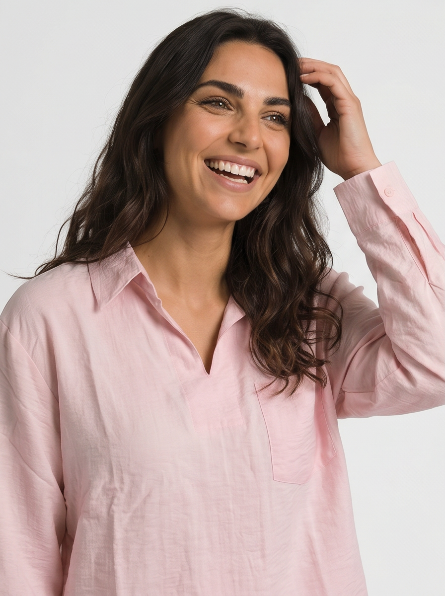 Pink - Shirt Front View