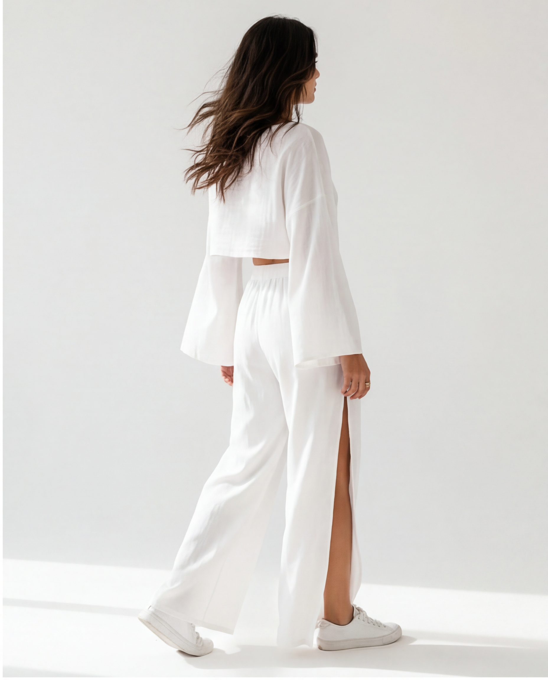White - Full Back Side View