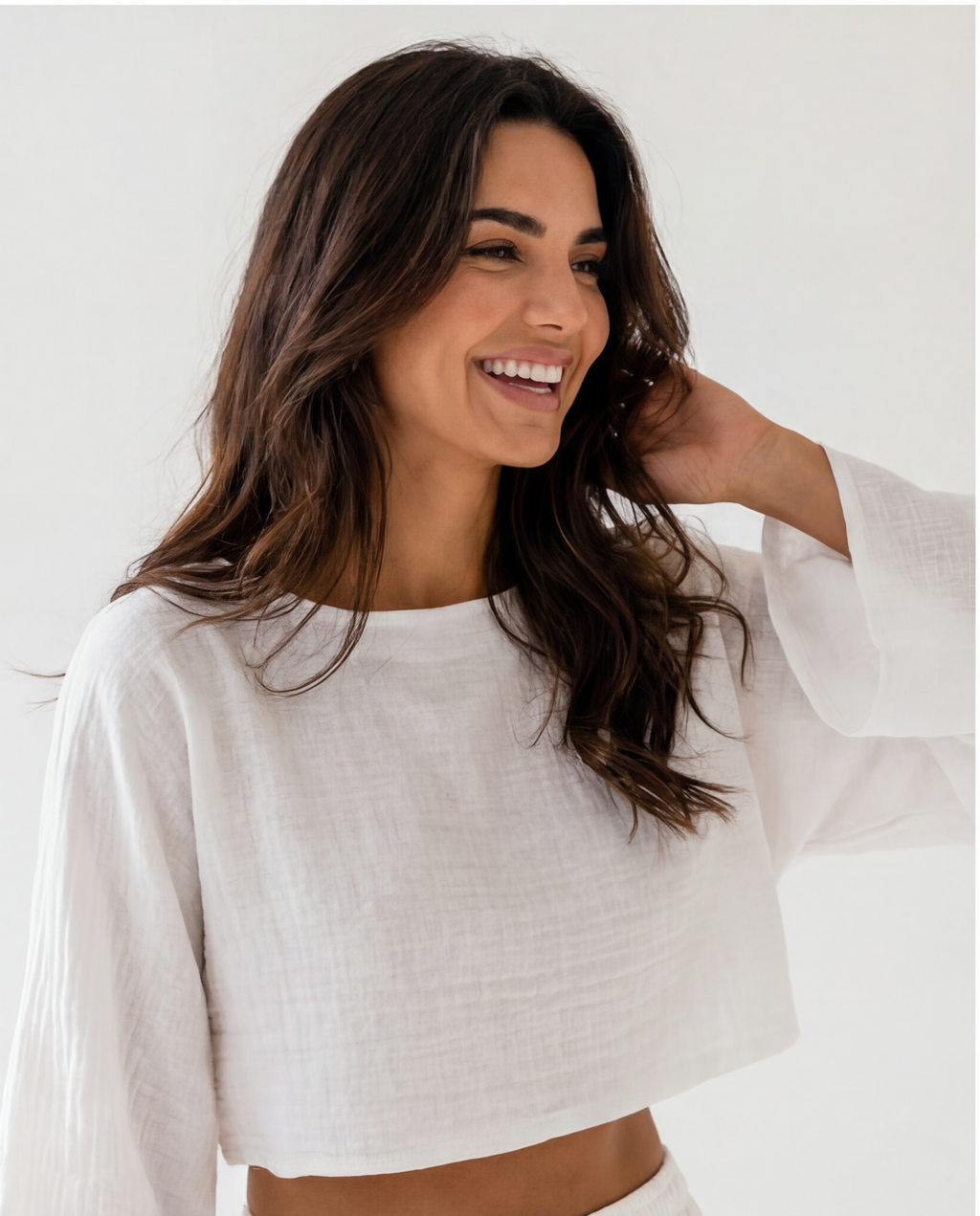 White - Shirt Front View